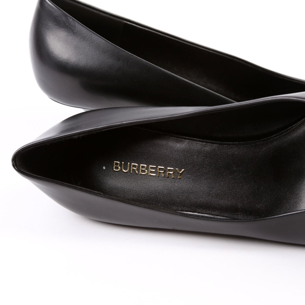 TB Logo Ezra 40MM Pointed Toe Pumps Size 37.5