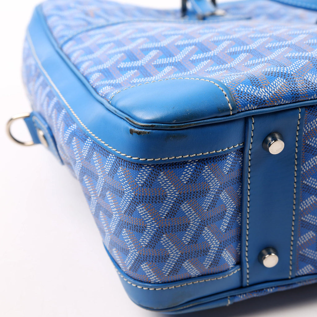 Ambassade MM Briefcase Goyardine Canvas Blue