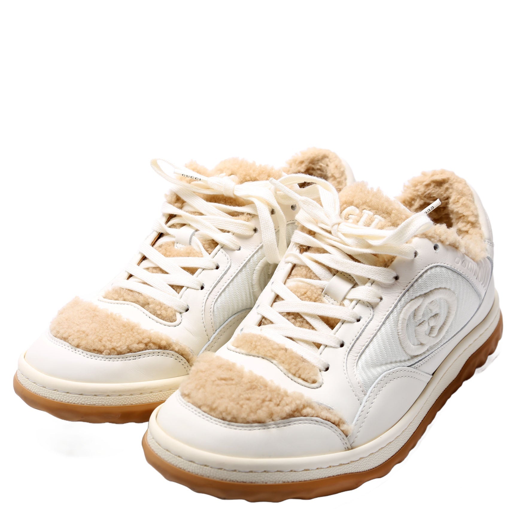MAC80 Sneakers Size 37.5 White/Tan