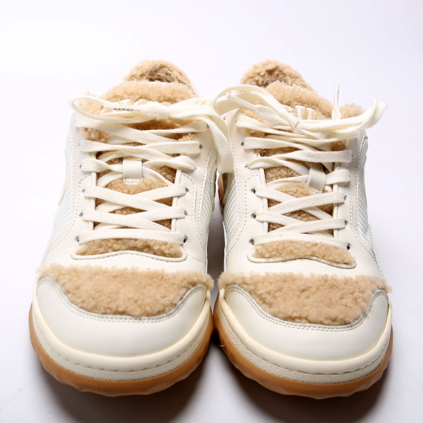 MAC80 Sneakers Size 37.5 White/Tan