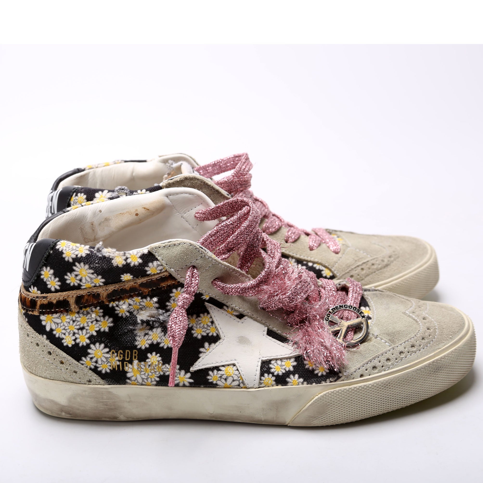 Mid Star Dream Maker Daisy Sneakers Size 38 Beige/Multicolor