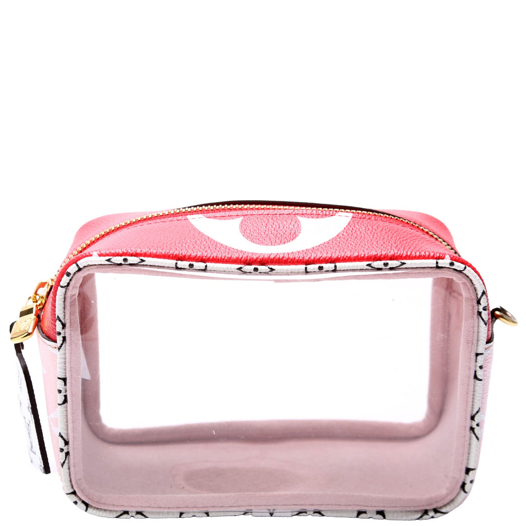 Beach Pouch Giant Monogram Rouge