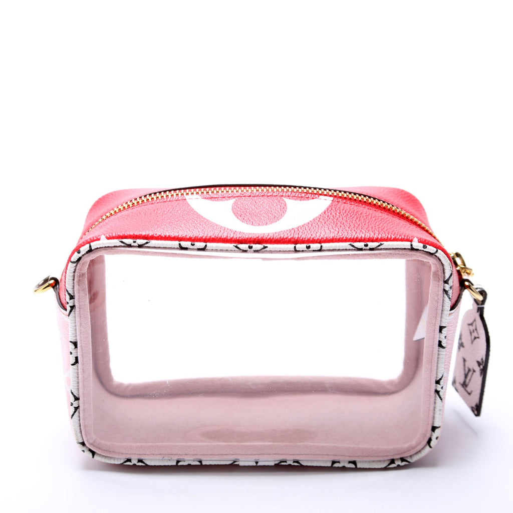 Beach Pouch Giant Monogram Rouge