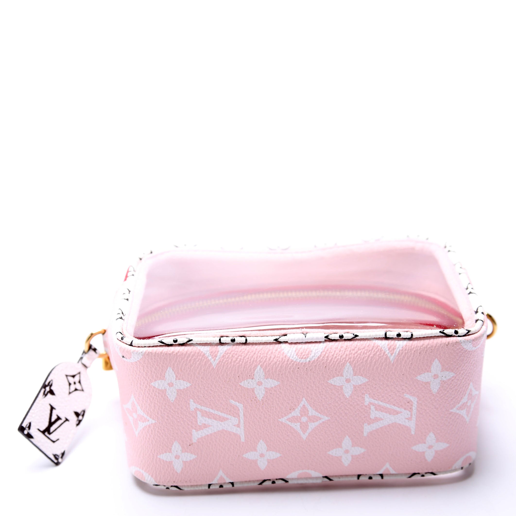 Beach Pouch Giant Monogram Rouge