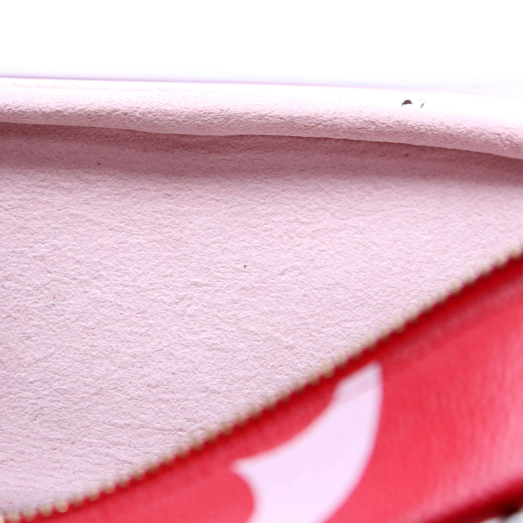 Beach Pouch Giant Monogram Rouge
