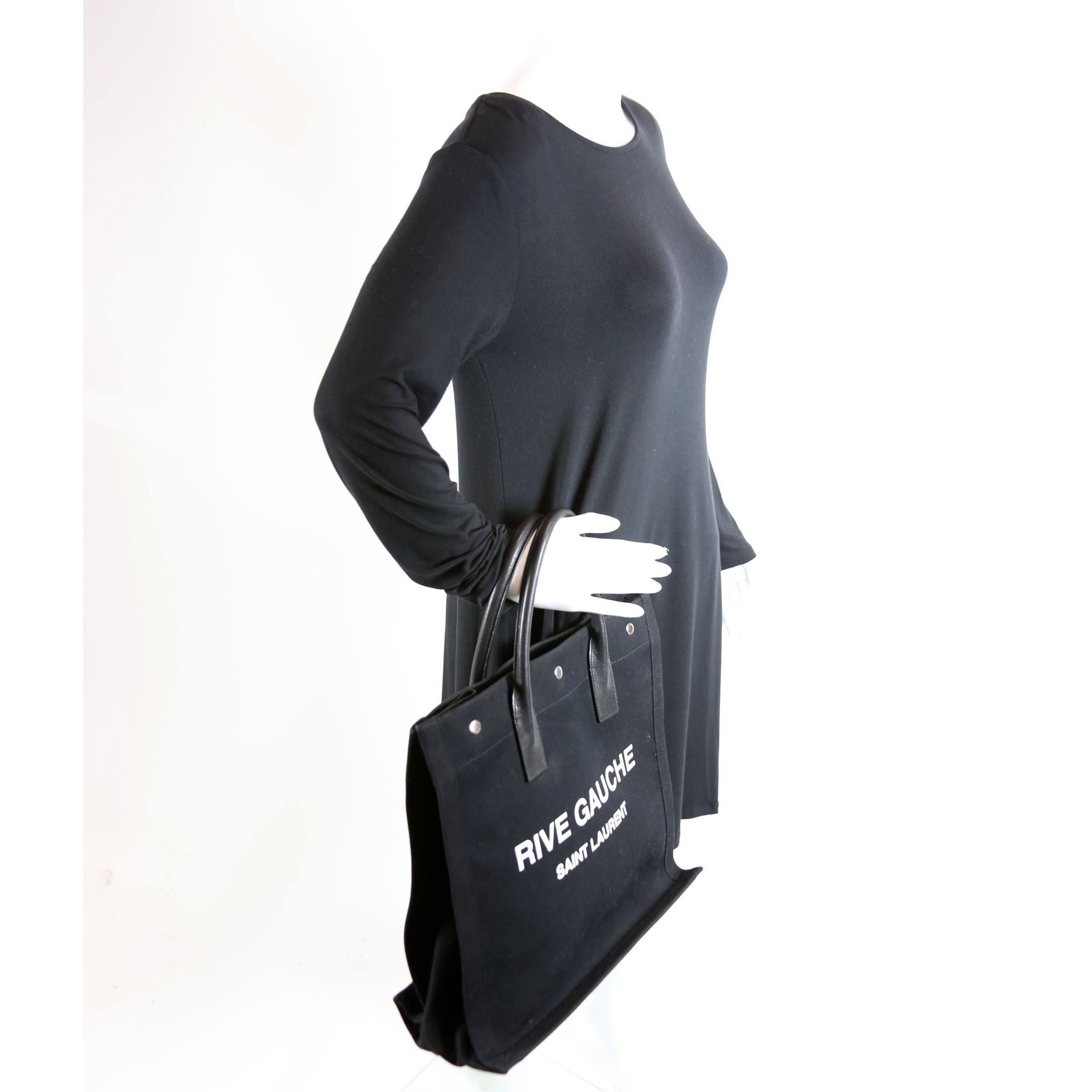 SAINT LAURENT Rive Gauche Vertical Tote Bag 631682