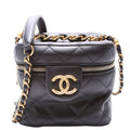 CC Vanity Case With Chain Small RFID Black