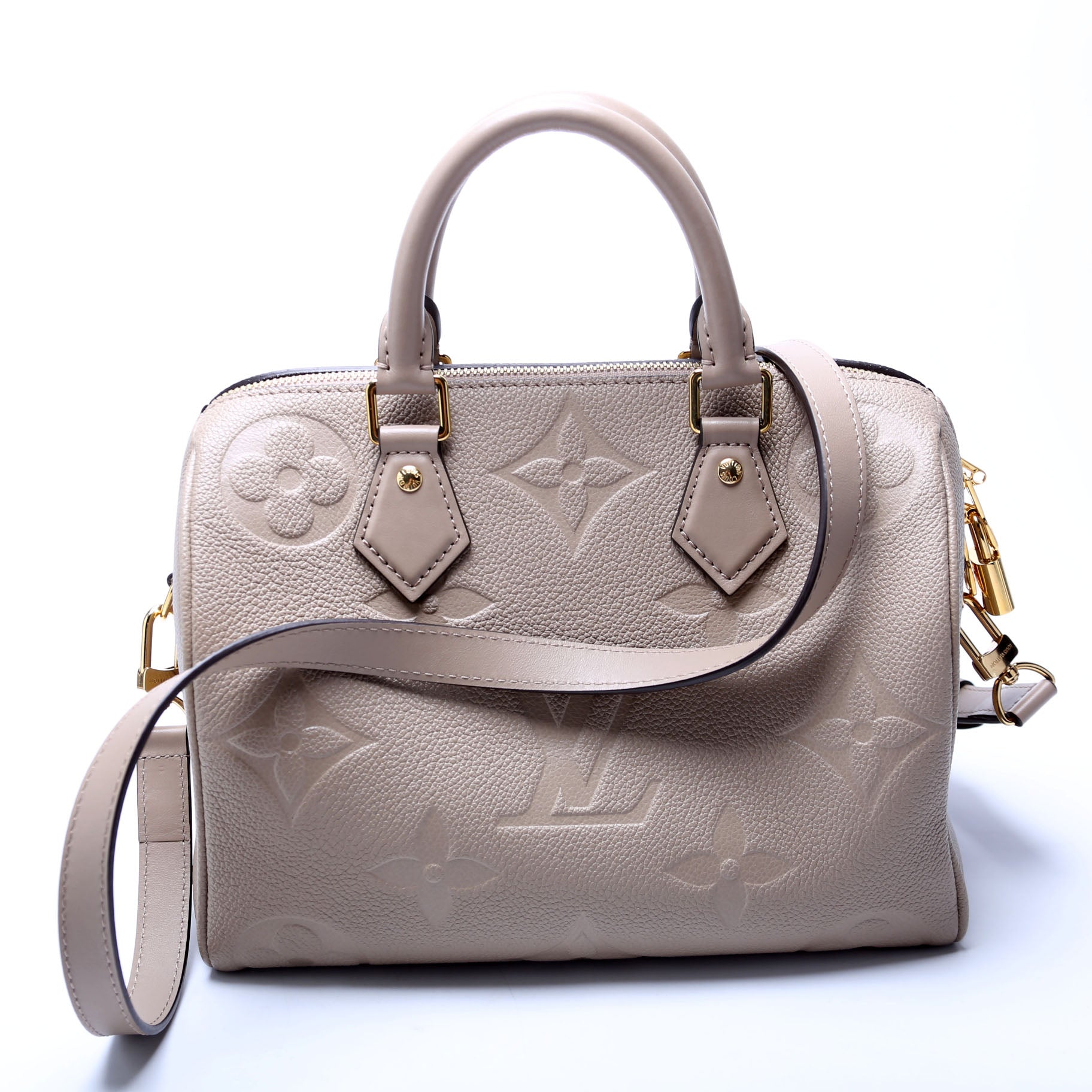 Speedy 25 Bandouliere Empreinte Tan