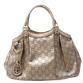 211944 Sukey GG Leather Medium Gold