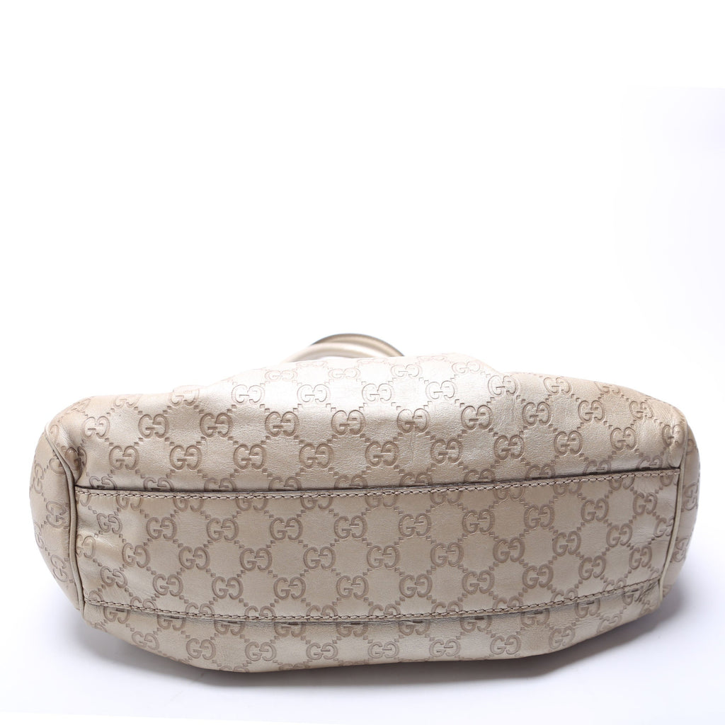 211944 Sukey GG Leather Medium Gold