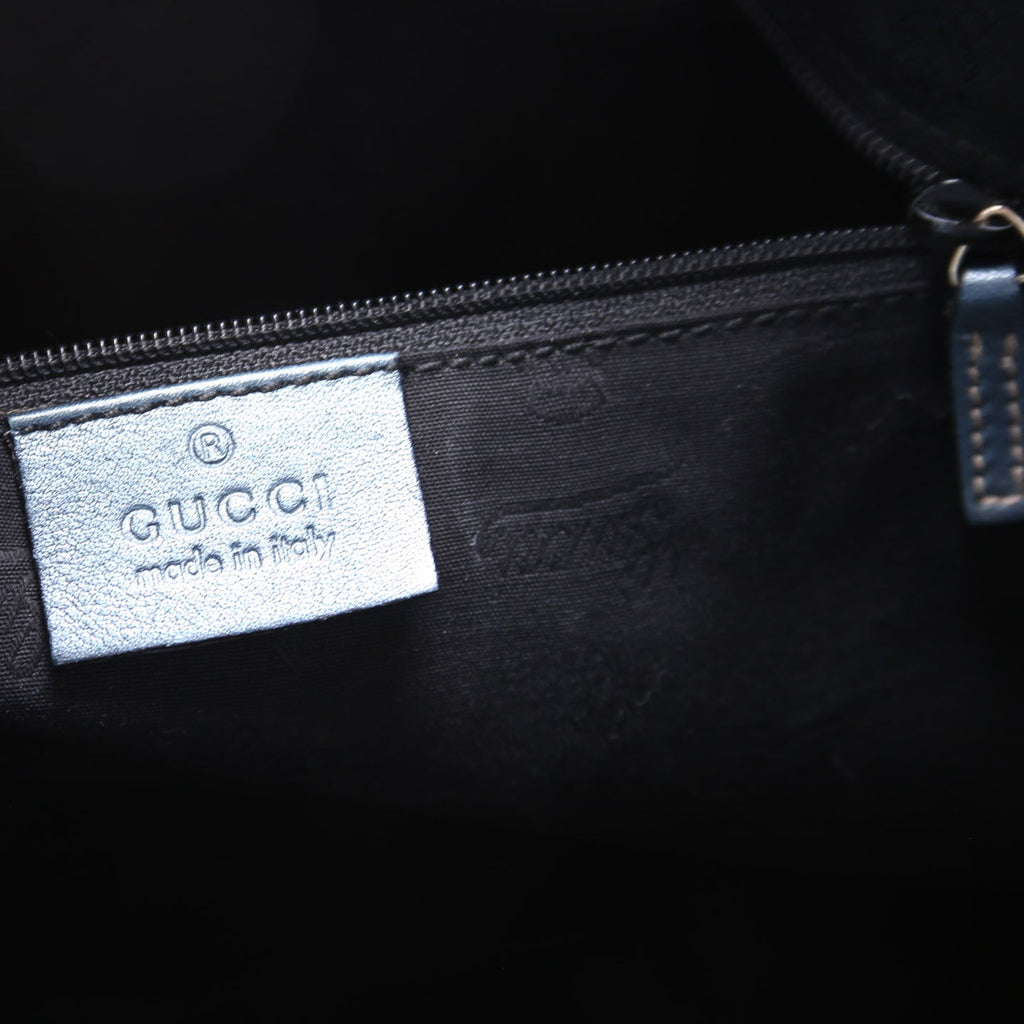 211944 Sukey GG Leather Medium Blue