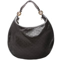 232945 Guccissima GG Twins Hobo Large Black
