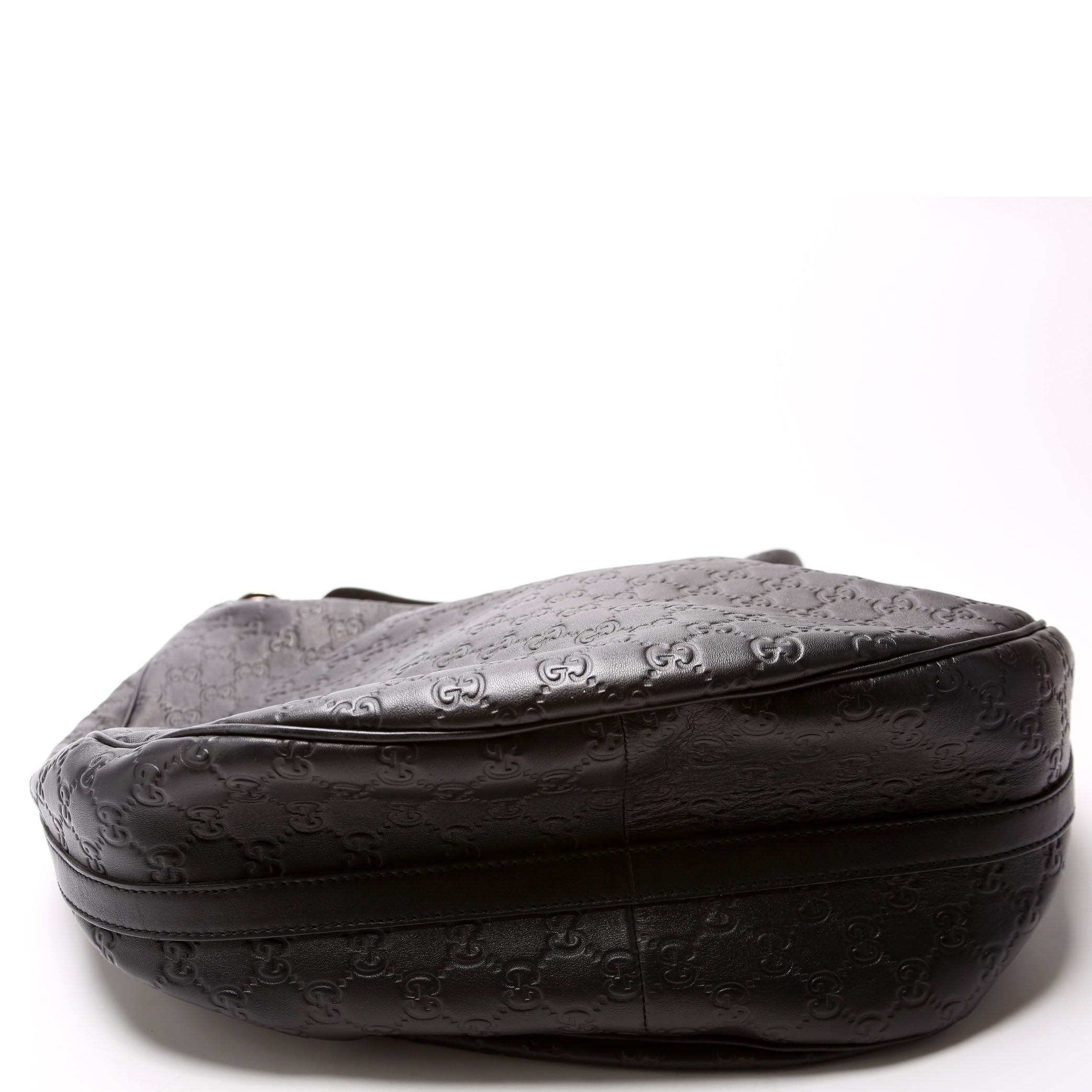 232945 Guccissima GG Twins Hobo Large Black
