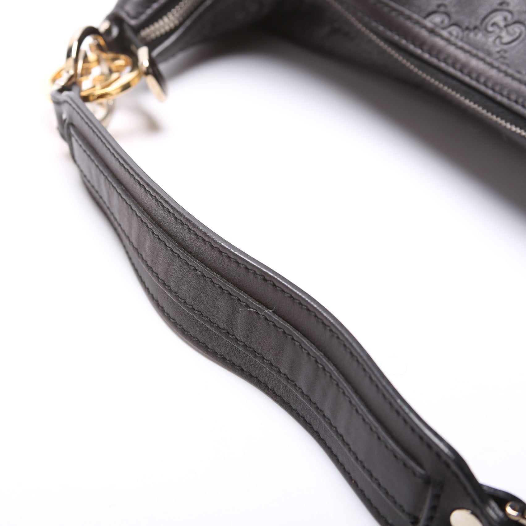 232945 Guccissima GG Twins Hobo Large Black