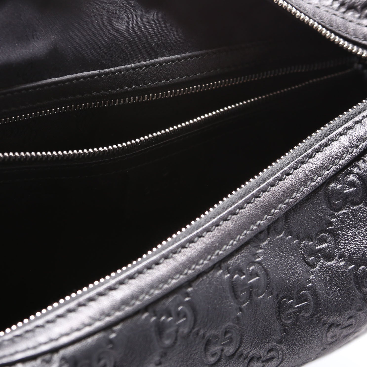 232945 Guccissima GG Twins Hobo Large Black