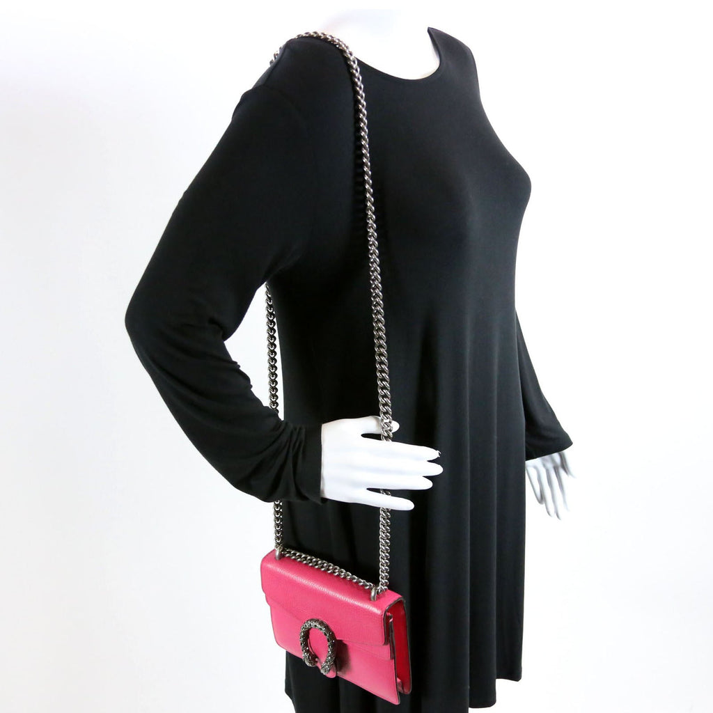 Gucci 421970 Dionysus Leather Shoulder Mini