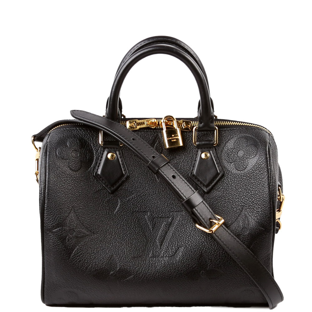 Speedy 25 Bandouliere Empreinte Black