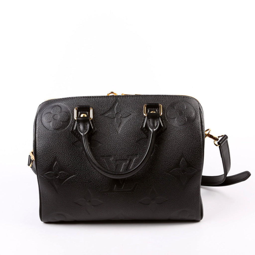 Speedy 25 Bandouliere Empreinte Black