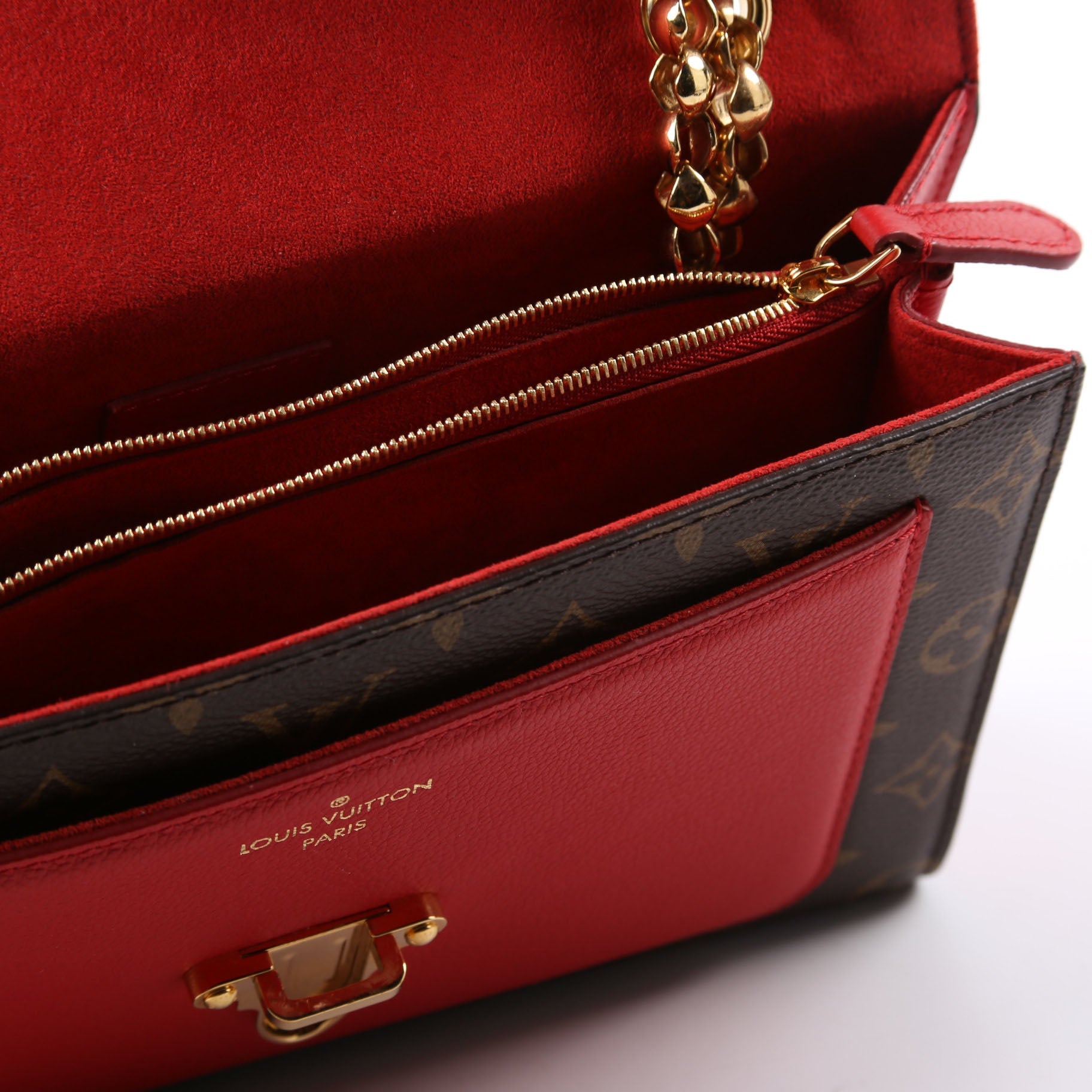 Victoire Monogram Red