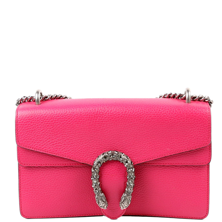 Gucci 400249 Dionysus Leather Shoulder Small Pink