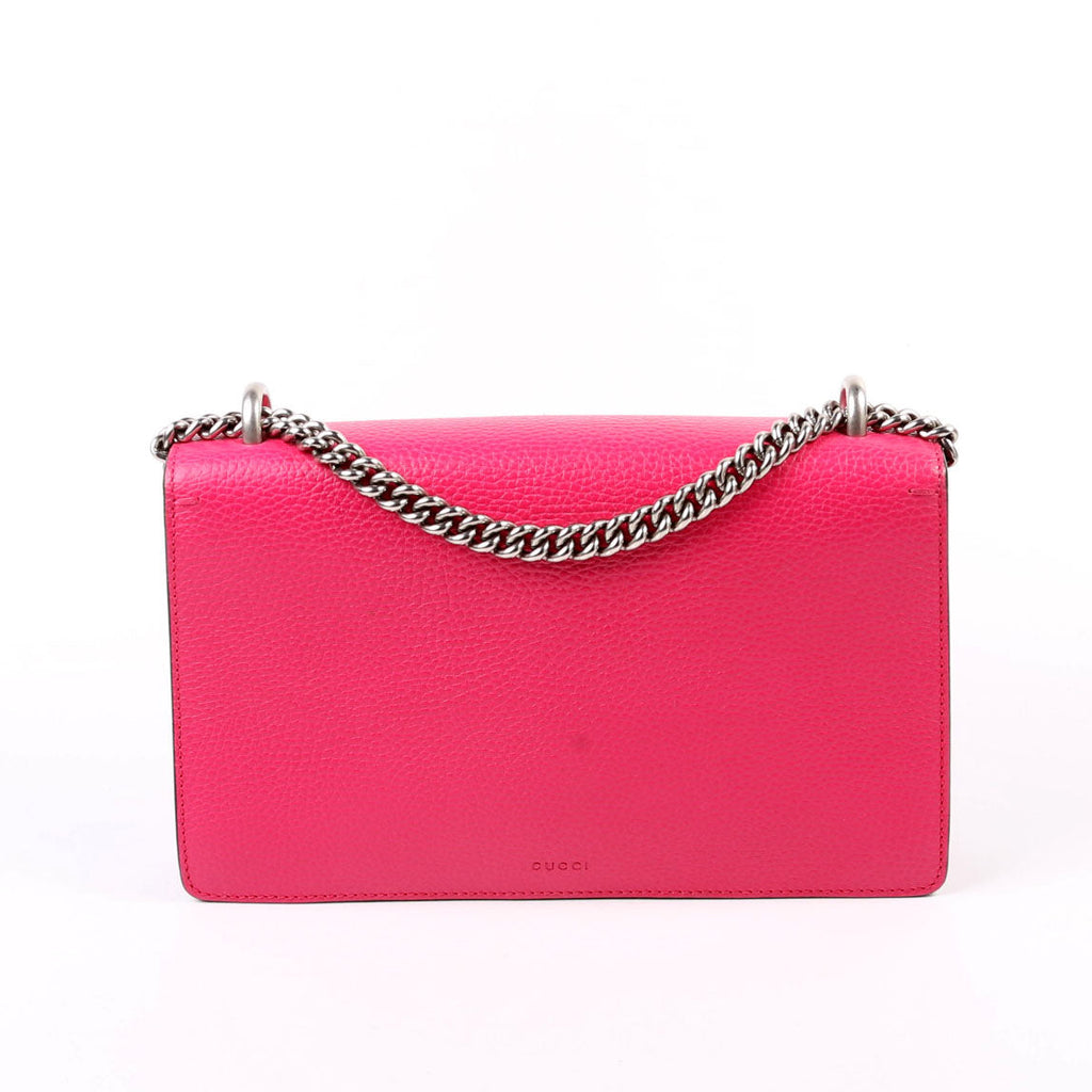 Gucci 400249 Dionysus Leather Shoulder Small Pink