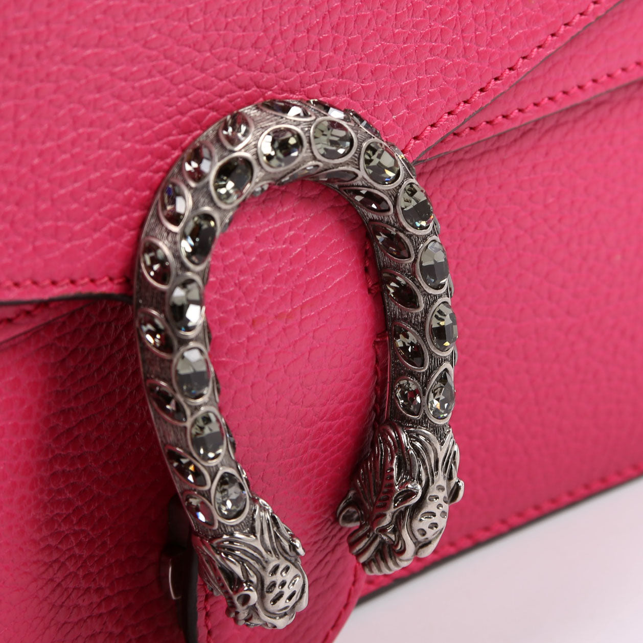 Gucci 400249 Dionysus Leather Shoulder Small Pink