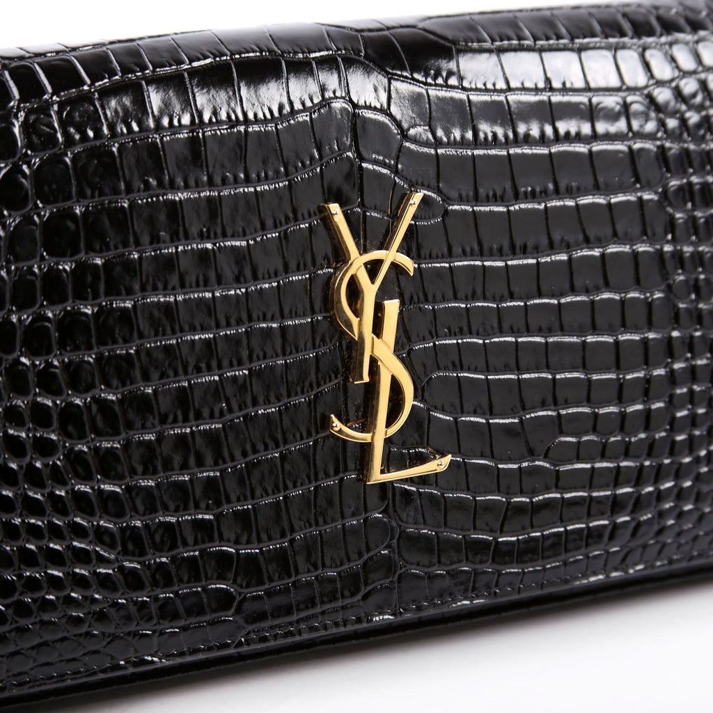 Cassandre Chain Wallet Crocodile 747464 Black