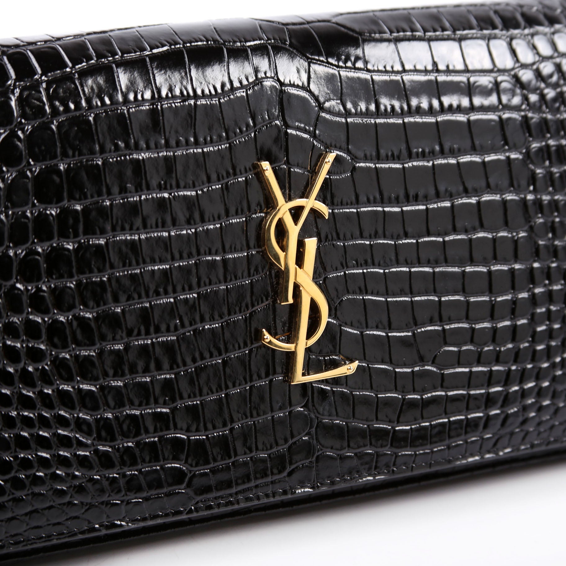 Cassandre Chain Wallet Crocodile 747464 Black