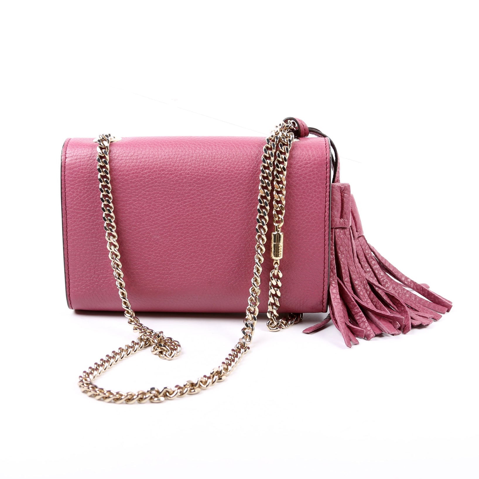 Gucci 387612 Miss Bamboo Tassel Chain Bag Purple