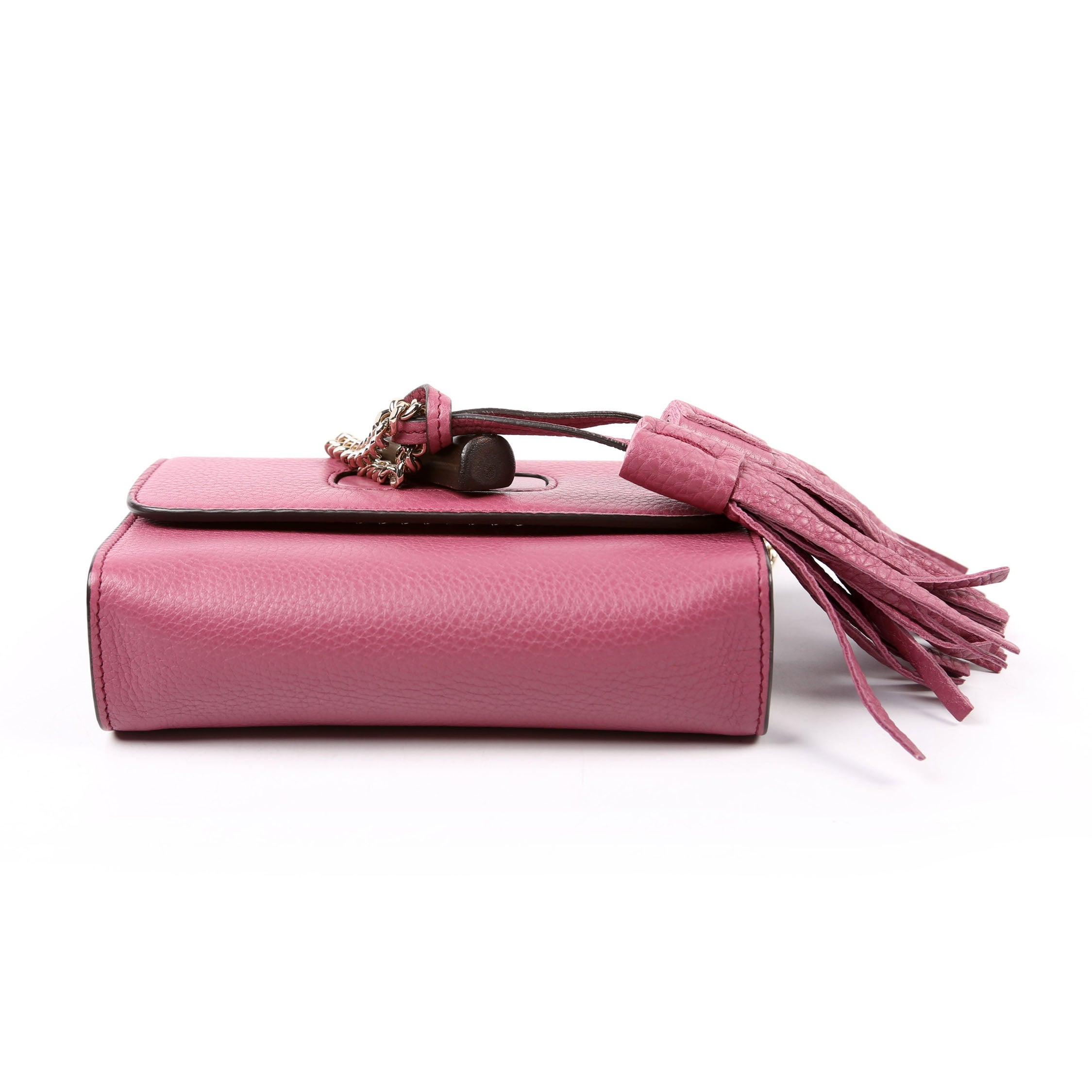 Gucci 387612 Miss Bamboo Tassel Chain Bag Purple