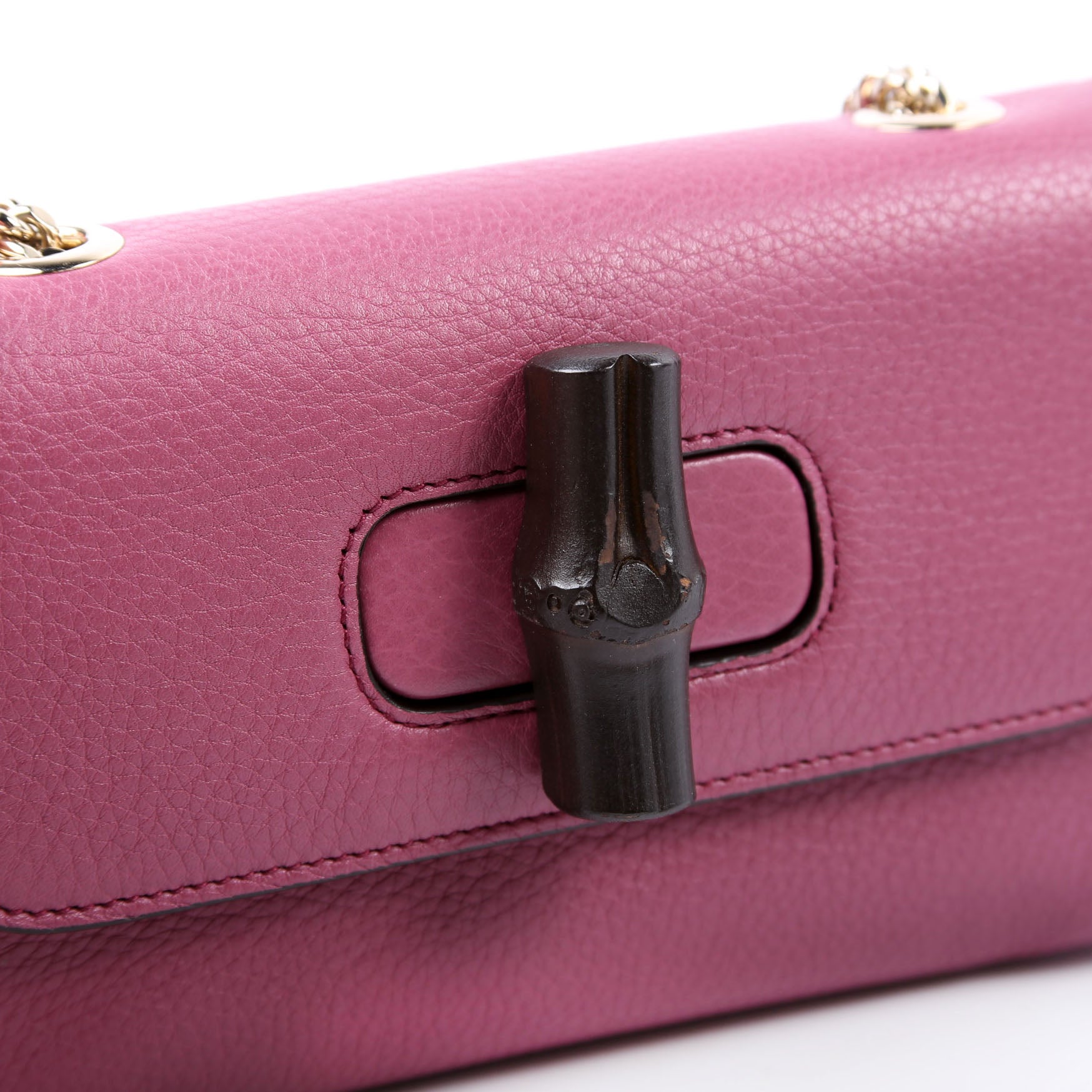 Gucci 387612 Miss Bamboo Tassel Chain Bag Purple