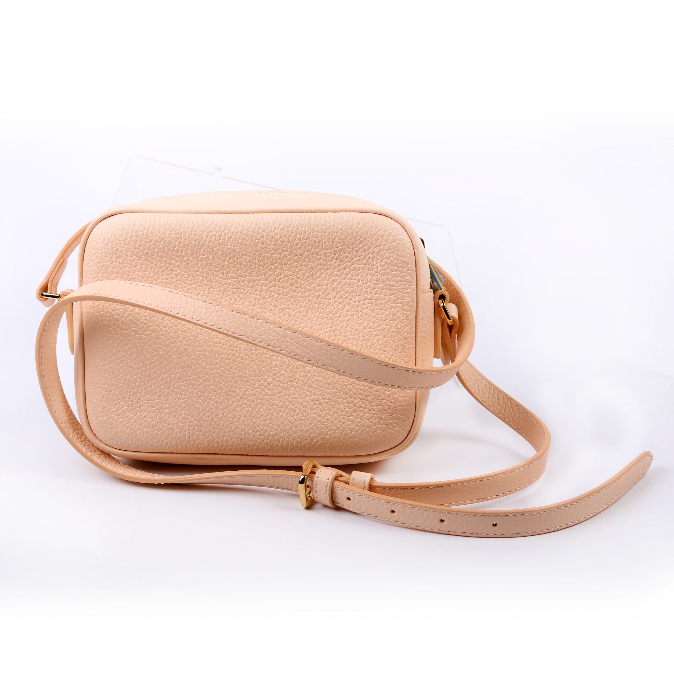 Small Camera Bag Grained Calfskin Pink