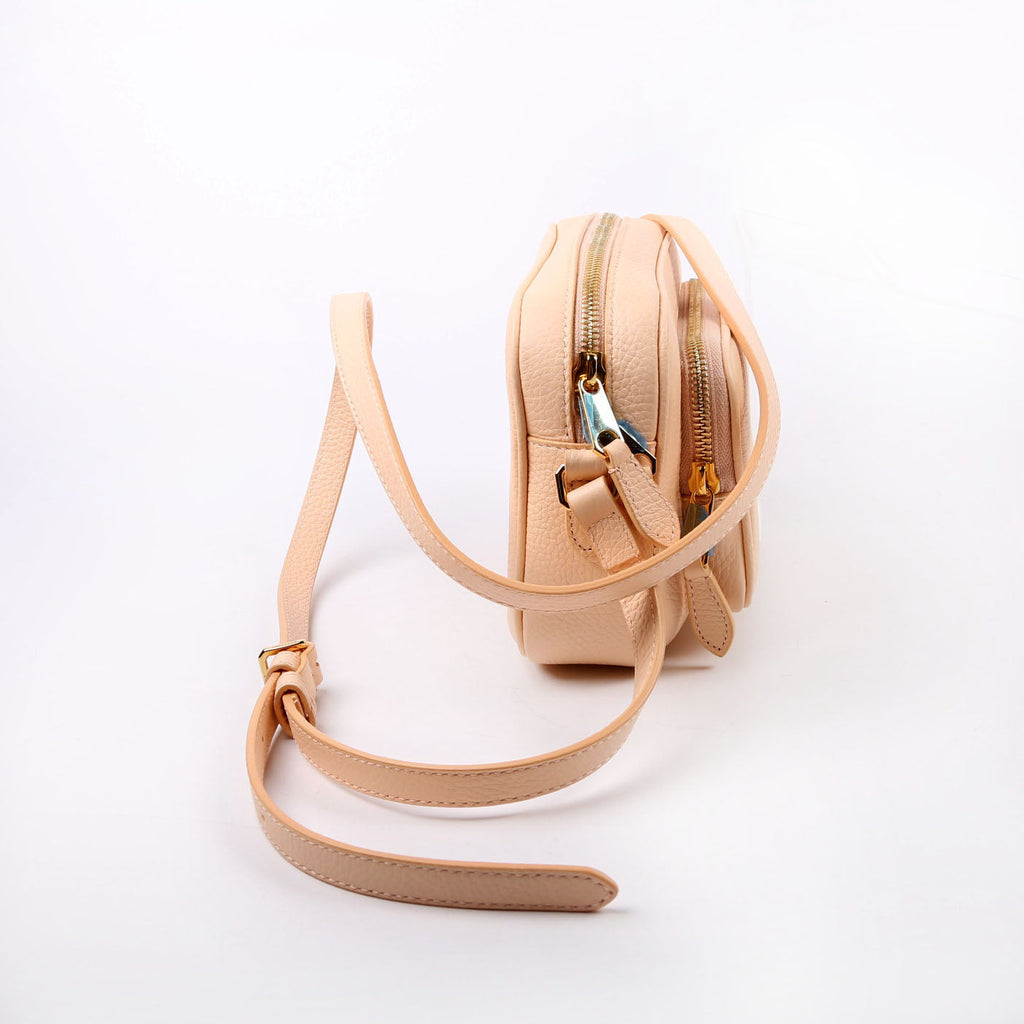 Small Camera Bag Grained Calfskin Pink