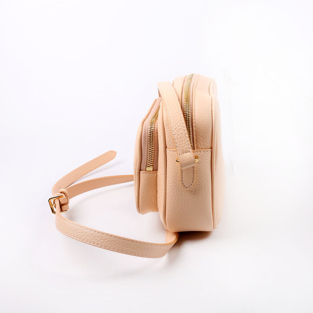 Small Camera Bag Grained Calfskin Pink