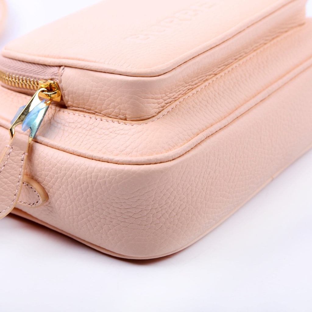 Small Camera Bag Grained Calfskin Pink