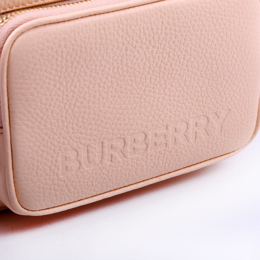 Small Camera Bag Grained Calfskin Pink
