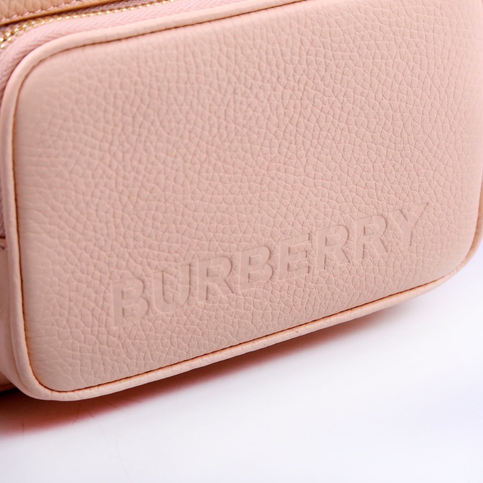 Small Camera Bag Grained Calfskin Pink