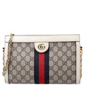Gucci 503877 GG Supreme Ophidia Small Chain White