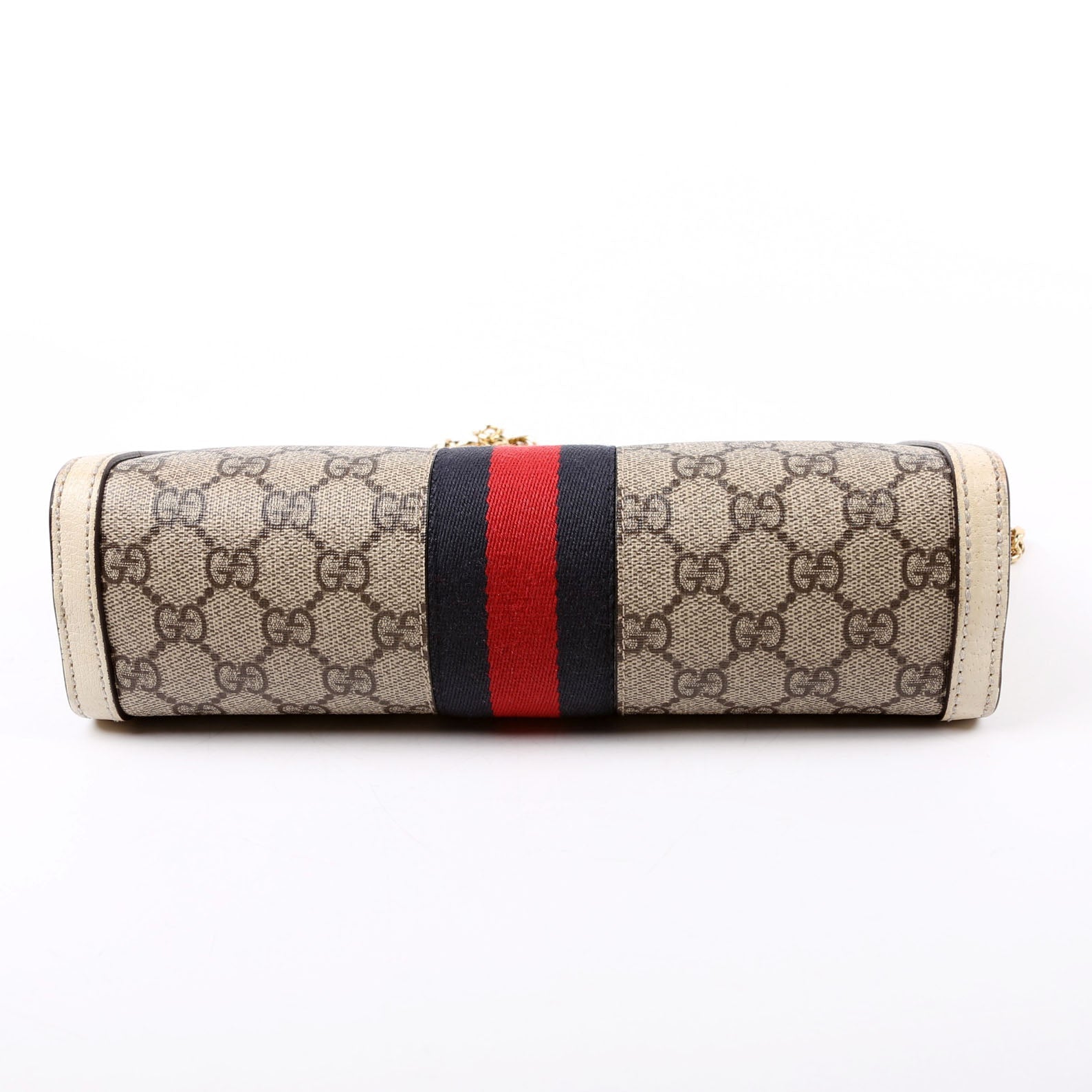 Gucci 503877 GG Supreme Ophidia Small Chain White