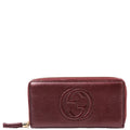 308004 Soho Zippy Wallet Maroon