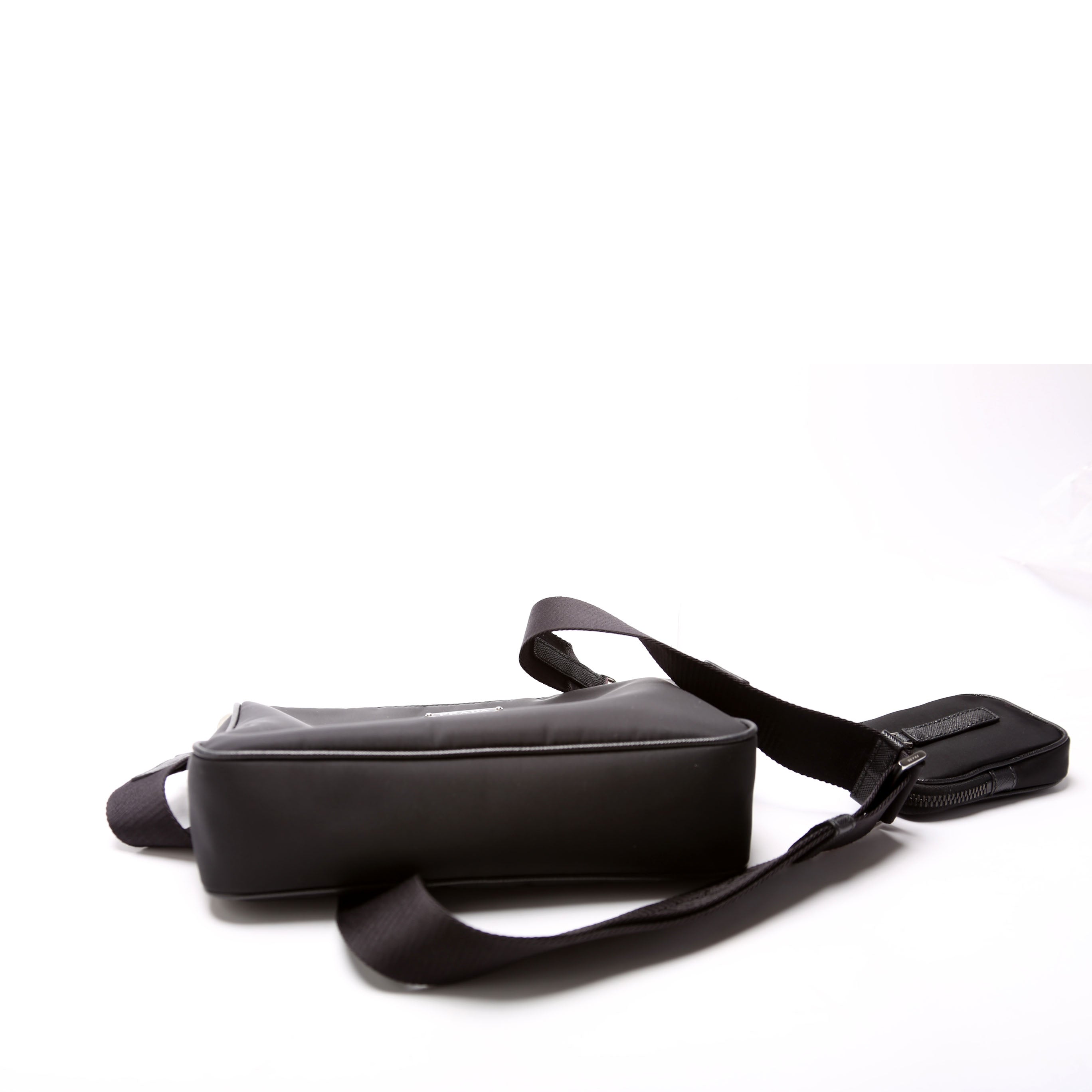 2VH113 Re-Nylon/Saffiano Shoulder Bag