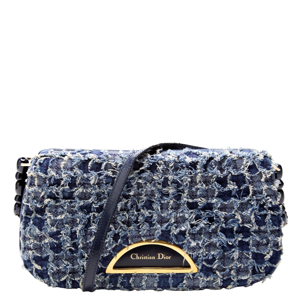 Malice Denim Shoulder Bag Blue