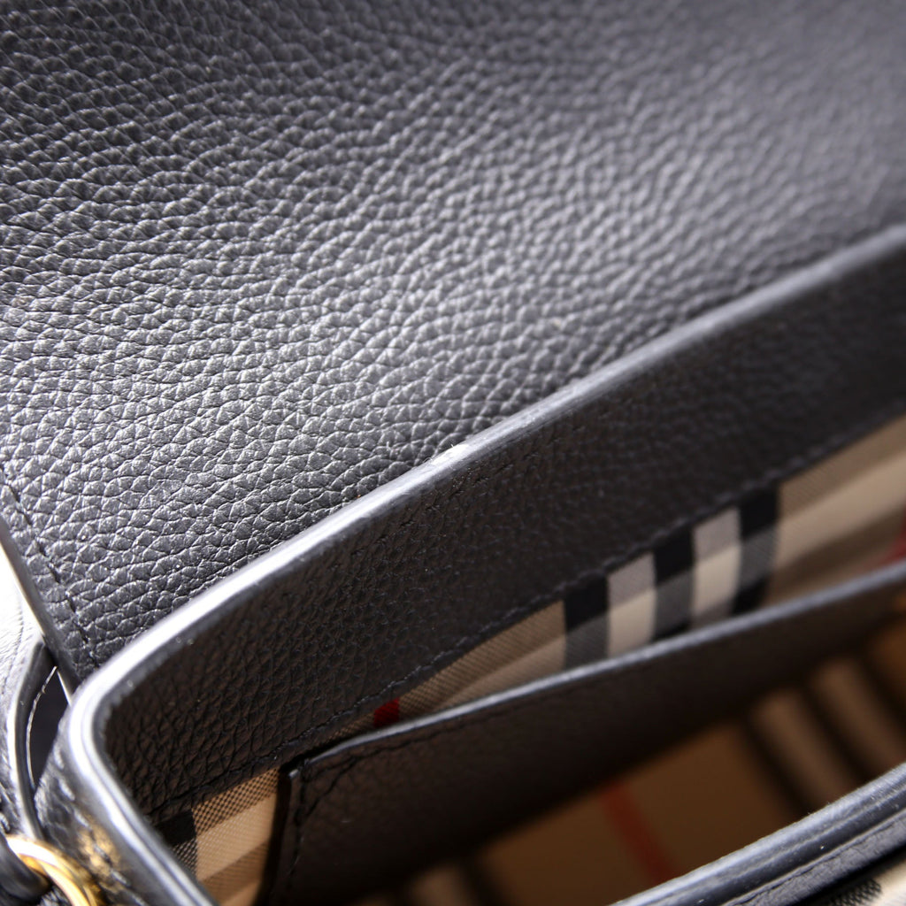 Note Crossbody Vintage Check Medium Black