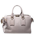 3971049 Grain Leather Clifton Tote Grey