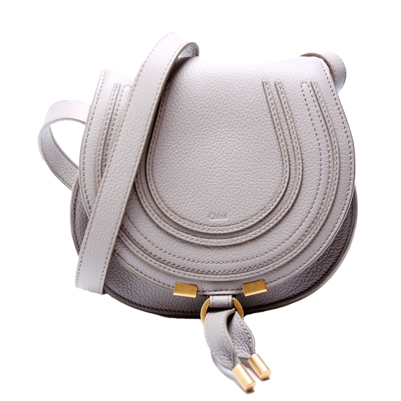 Marcie Saddle Bag Crossbody Small Grey