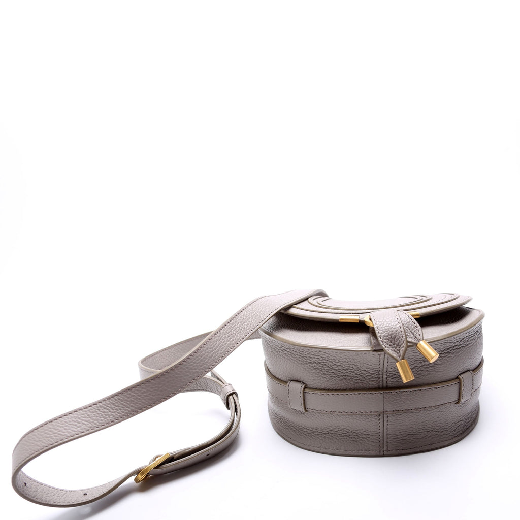 Marcie Saddle Bag Crossbody Small Grey