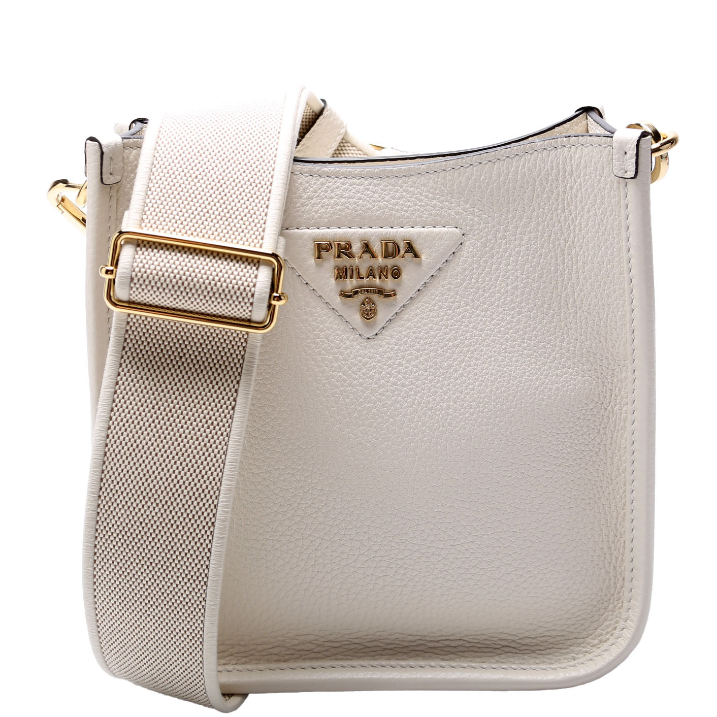 1BH191 Leather Mini Shoulder Bag White