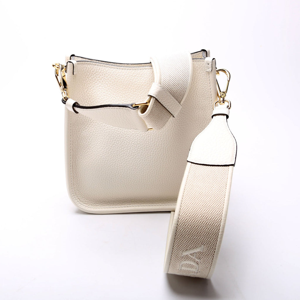 1BH191 Leather Mini Shoulder Bag White