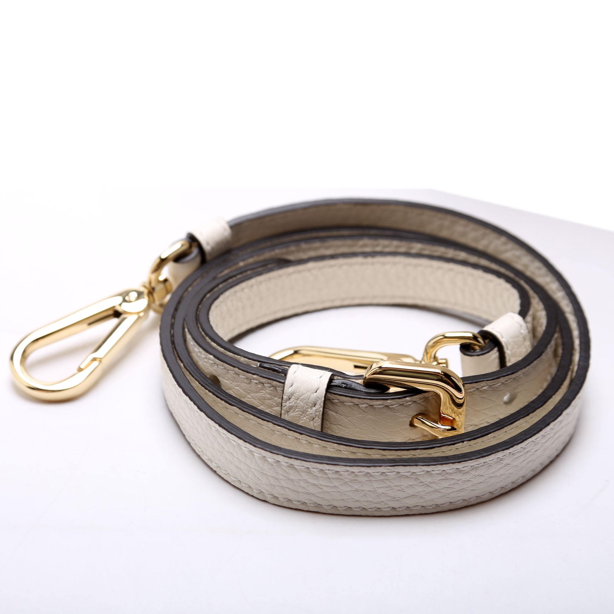 1BH191 Leather Mini Shoulder Bag White