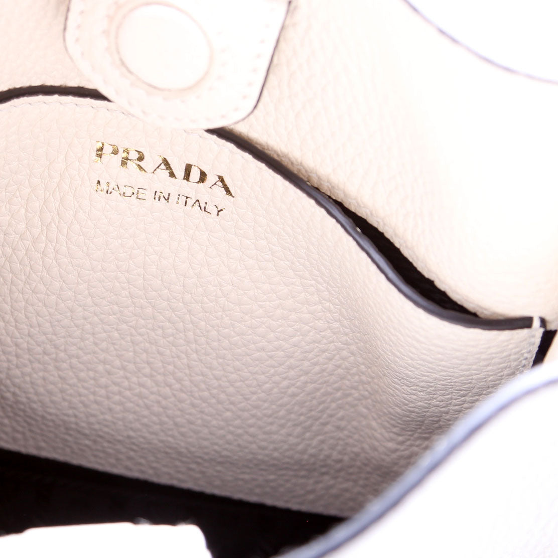 1BH191 Leather Mini Shoulder Bag White
